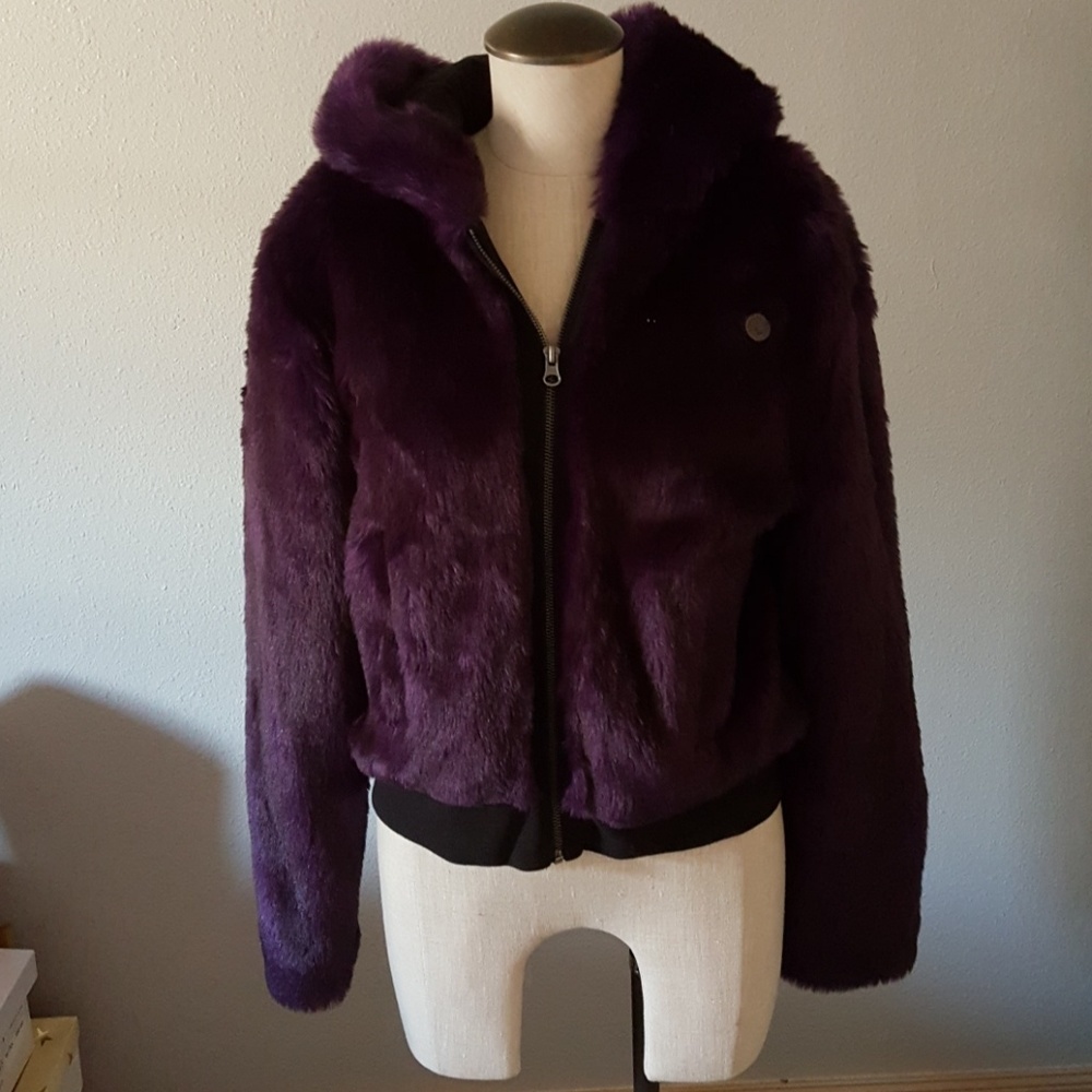Airopostale Faux Fur Jacket